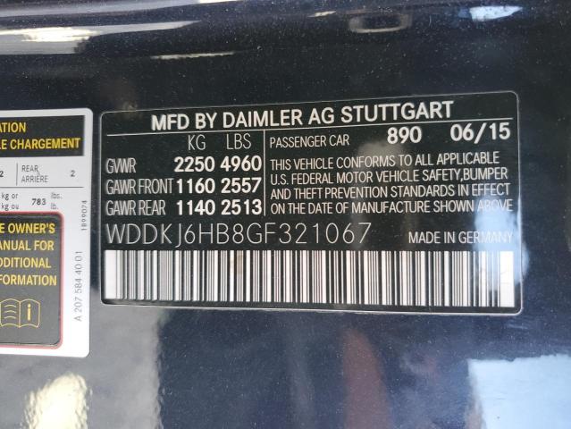 WDDKJ6HB8GF321067 Mercedes-Benz E 400 4matic