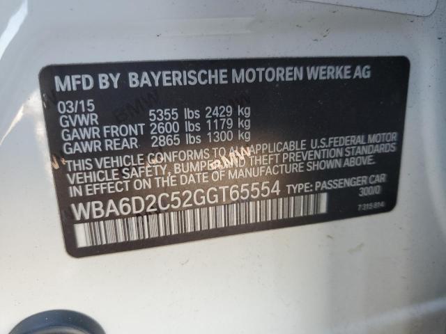 WBA6D2C52GGT65554 BMW 640 Xi Gran Coupe