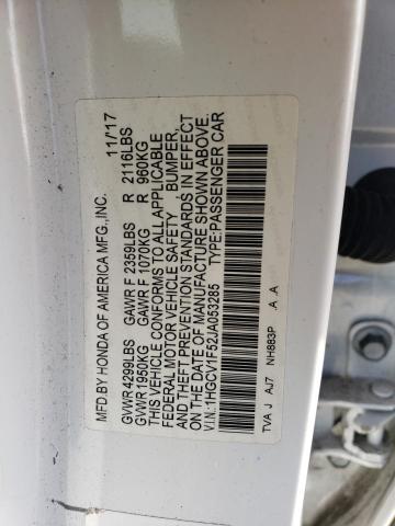 1HGCV1F52JA053285 Honda ACCORD EXL