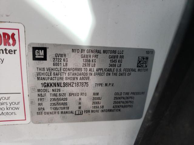 1GKKNNLS8HZ187875 GMC Acadia Slt-2