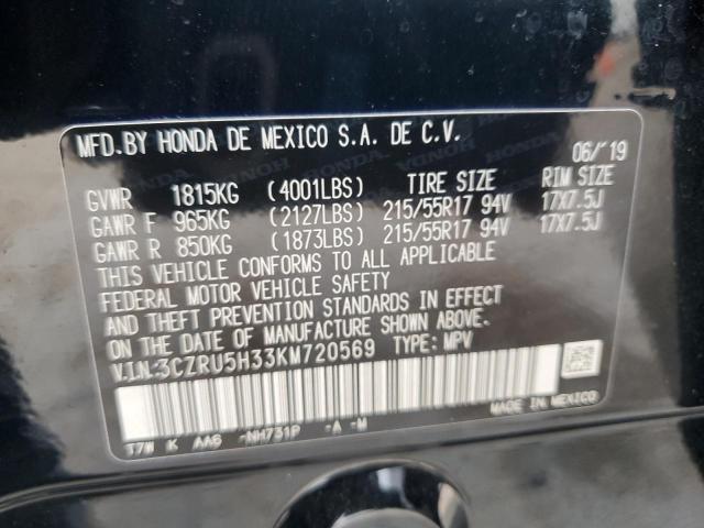 3CZRU5H33KM720569 Honda HR-V LX
