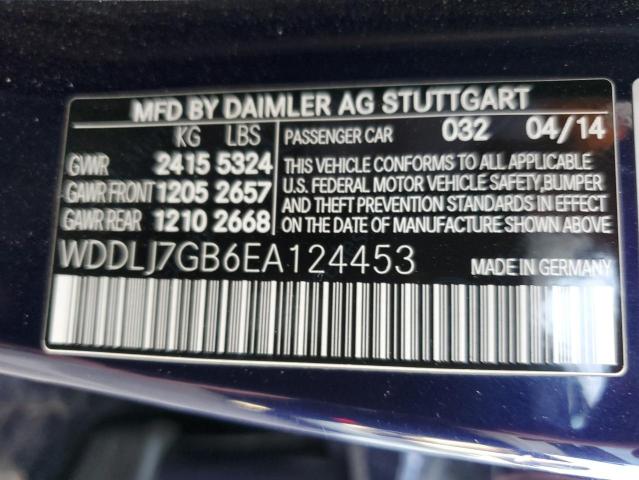 WDDLJ7GB6EA124453 Mercedes-Benz Cls 63 Amg S-model