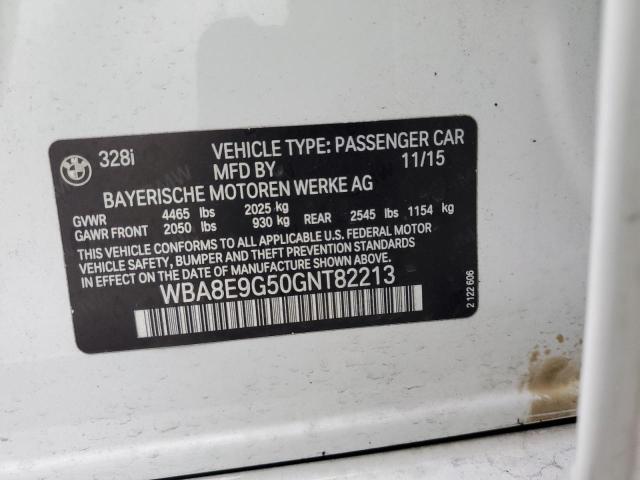 WBA8E9G50GNT82213 BMW 328 I Sulev