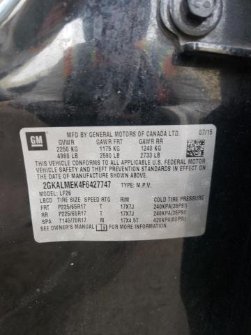 2GKALMEK4F6427747 GMC Terrain Sle
