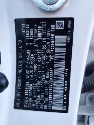JHMFC1F38JX039807 Honda CIVIC EX