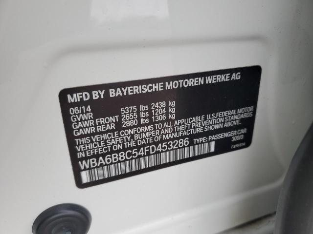 WBA6B8C54FD453286 BMW 640 Xi Gran Coupe