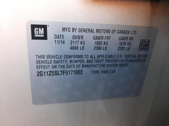 2G11Z5SL7F9171883 Chevrolet IMPALA LS