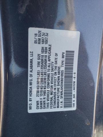 5FNRL6H2XKB010935 Honda ODYSSEY LX