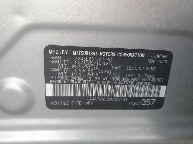 JA4APUAUXMU008141 Mitsubishi Outlander Sport Es