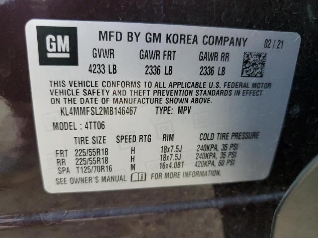 KL4MMFSL2MB146467 Buick Encore Gx Essence