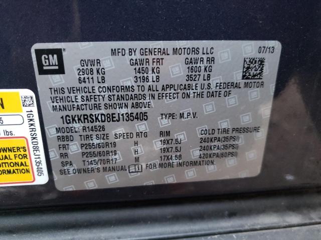 1GKKRSKD8EJ135405 GMC Acadia Slt-2