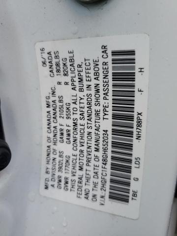 2HGFC1F48GH652034 Honda CIVIC EX