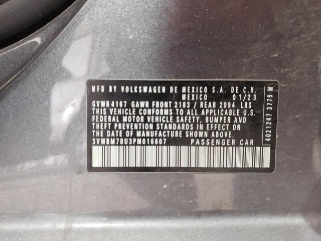 3VWBM7BU3PM016607 Volkswagen Jetta Sport