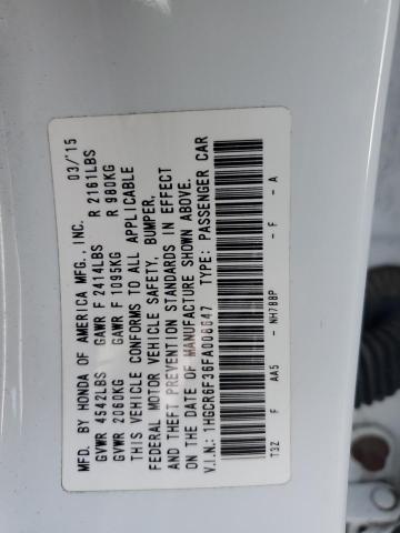 1HGCR6F36FA008647 Honda ACCORD HYBRID