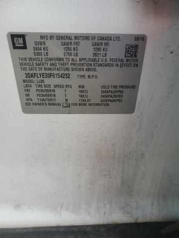 2GKFLYE30F6154232 GMC Terrain Slt