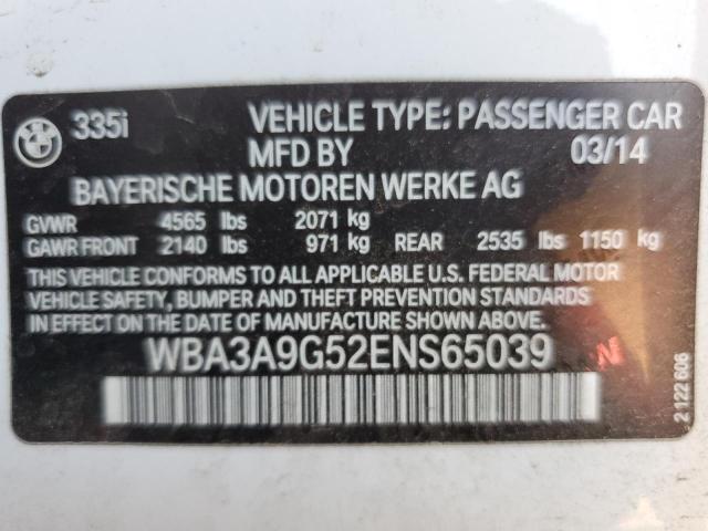 WBA3A9G52ENS65039 BMW 335 I