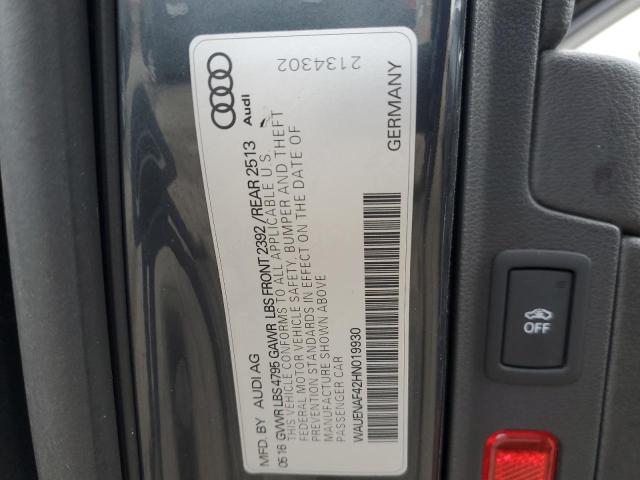 WAUENAF42HN019930 Audi A4 Premium Plus