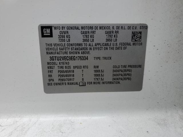 3GTU2VEC9EG176334 GMC Sierra K1500 Slt