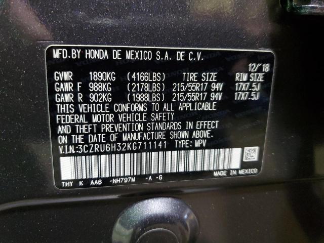 3CZRU6H32KG711141 Honda HR-V LX
