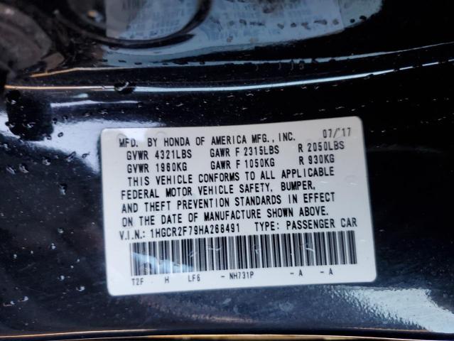 1HGCR2F79HA268491 Honda ACCORD EX