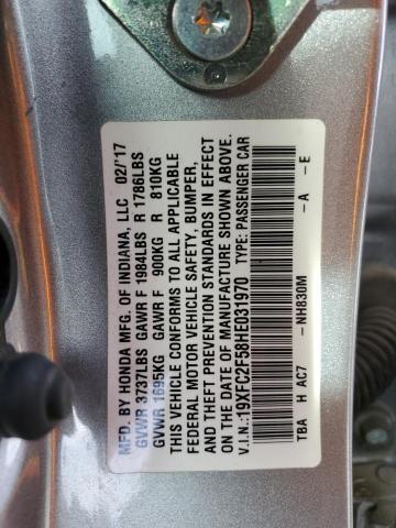 19XFC2F58HE031970 Honda Civic Lx
