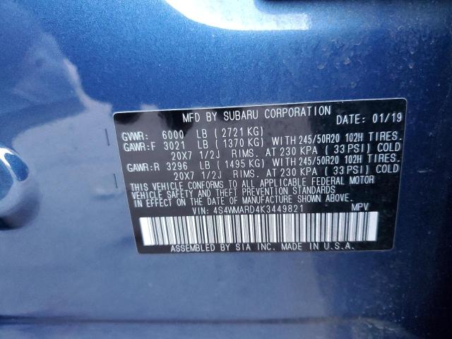 4S4WMARD4K3449821 Subaru Ascent Touring