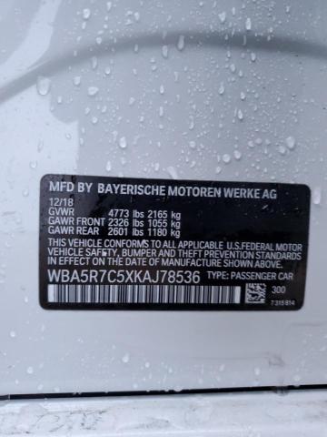 WBA5R7C5XKAJ78536 BMW 330XI