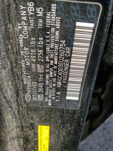 KMHGC4DD3EU260754 Hyundai Genesis 3.8l