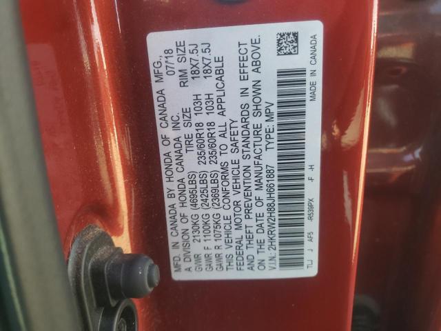 2HKRW2H88JH661887 Honda CR-V EXL