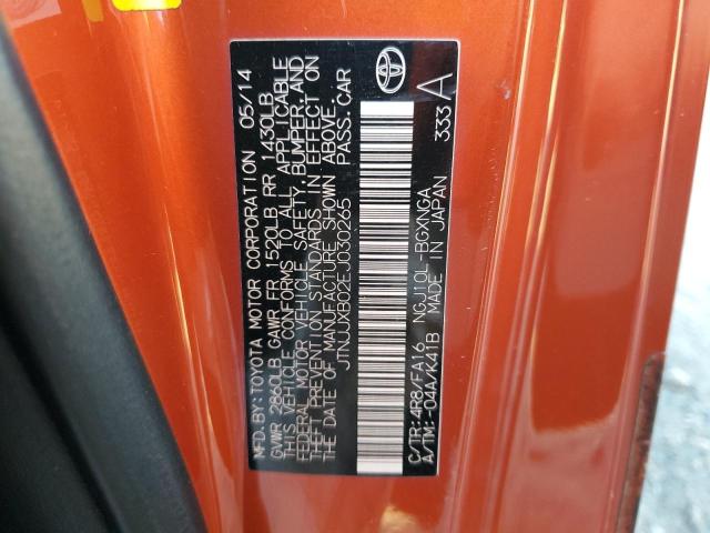 JTNJJXB02EJ030265 Toyota SCION IQ