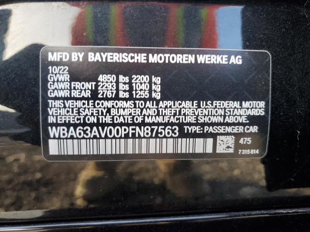 WBA63AV00PFN87563 BMW 430i Gran Coupe