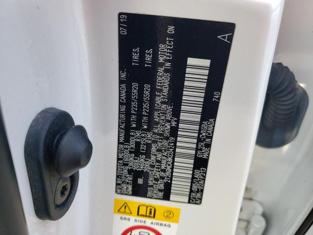 2T2BGMCA8KC042419 Lexus Rx 450h Base