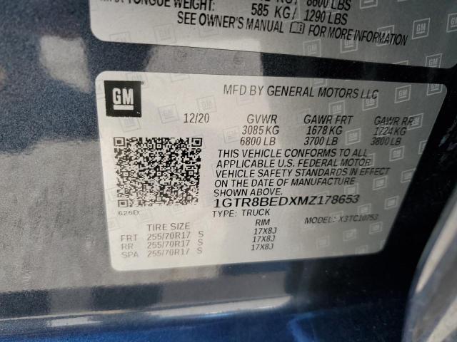 1GTR8BEDXMZ178653 GMC Sierra C1500 Sle