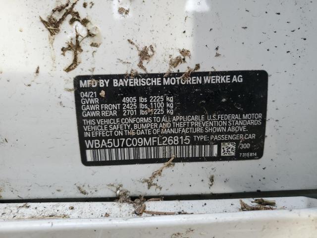 WBA5U7C09MFL26815 BMW M340I