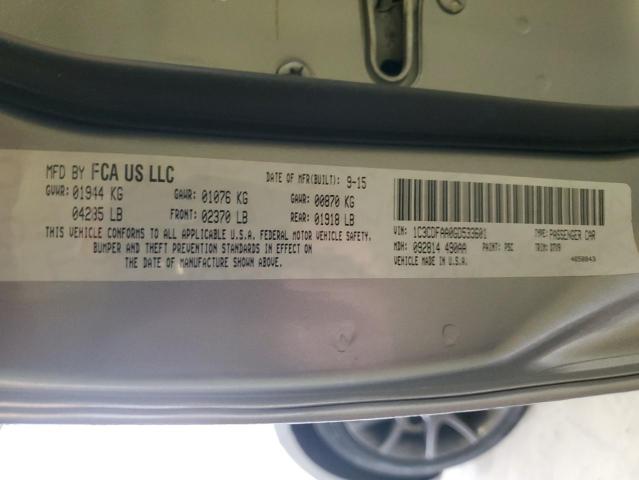 1C3CDFAA0GD533601 Dodge DART SE