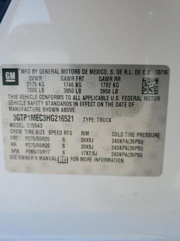3GTP1MEC3HG216521 GMC Sierra C1500 Sle