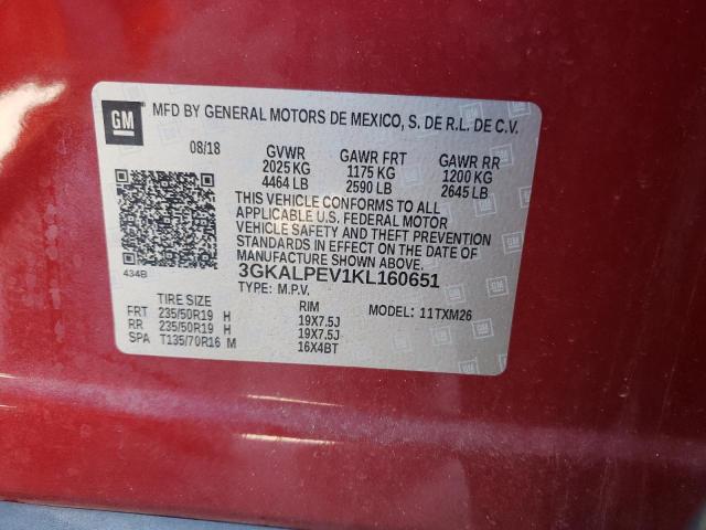 3GKALPEV1KL160651 GMC Terrain Slt