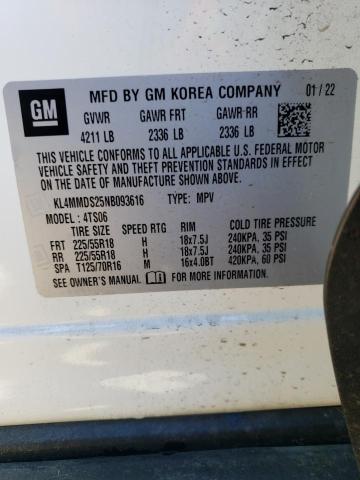 KL4MMDS25NB093616 Buick Encore Gx Select