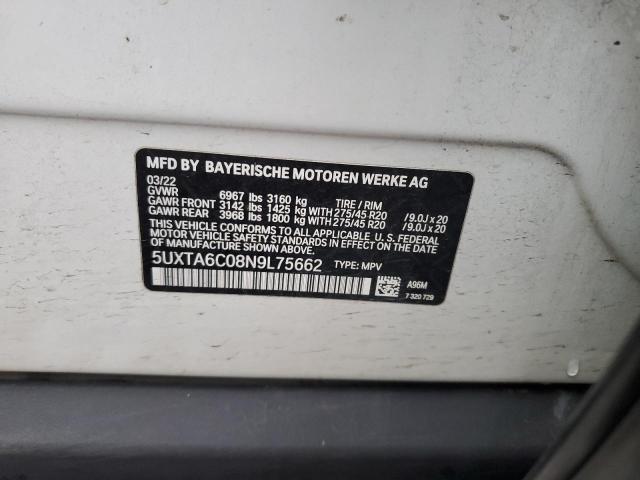 5UXTA6C08N9L75662 BMW X5 Xdrive45e