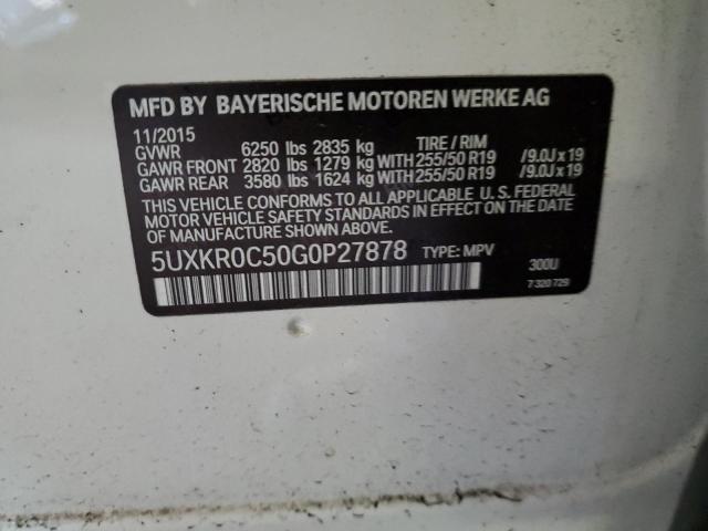 5UXKR0C50G0P27878 BMW X5 Xdrive35i