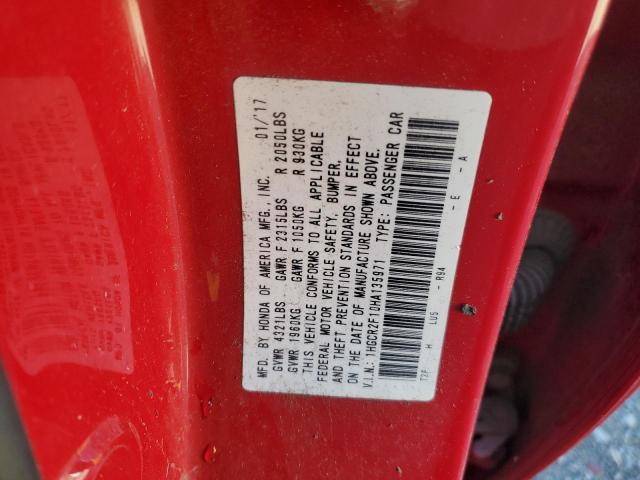 1HGCR2F10HA135971 Honda Accord Sport Special Edition