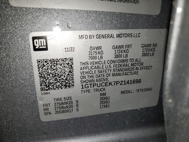 1GTPUCEK7PZ141698 GMC Sierra K1500 Elevation