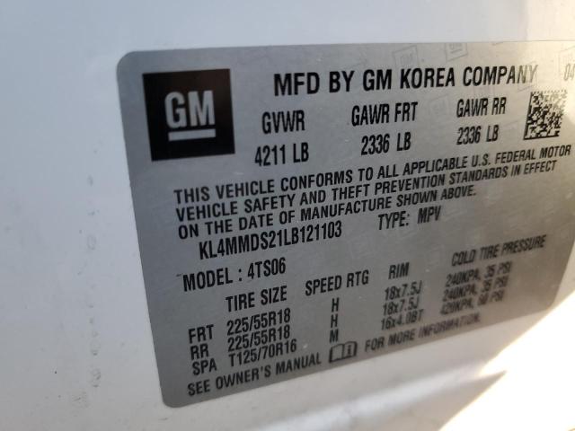 KL4MMDS21LB121103 Buick Encore Gx Select