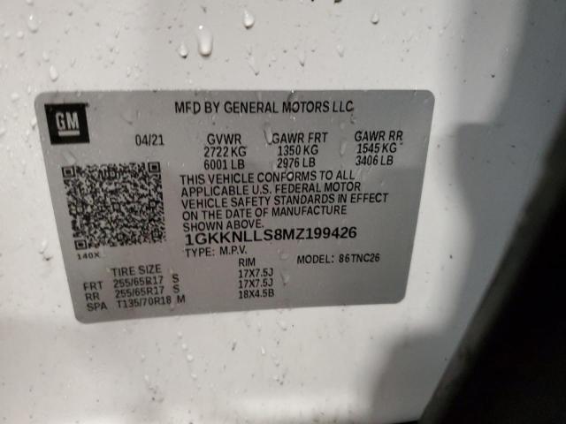 1GKKNLLS8MZ199426 GMC Acadia At4