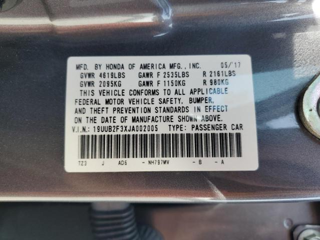 19UUB2F3XJA002005 Acura TLX