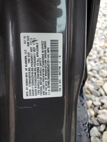 5FNRL5H68GB054310 Honda ODYSSEY EXL