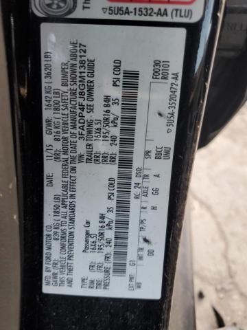 3FADP4FJ8GM138127 Ford Fiesta Titanium