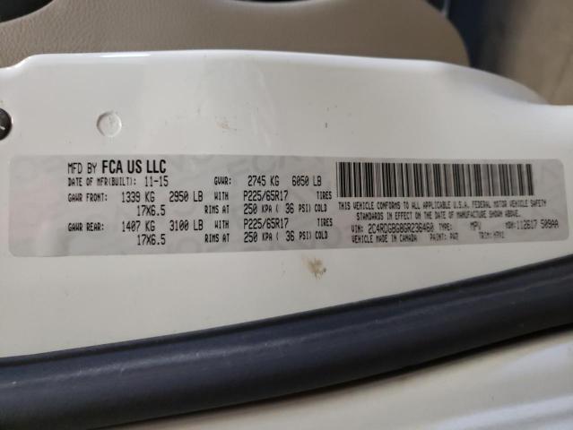 2C4RDGBG8GR236460 Dodge Grand Caravan Se