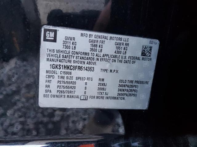 1GKS1HKC8FR614363 GMC Yukon Xl C1500 Slt