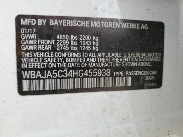 WBAJA5C34HG455938 BMW 530 I